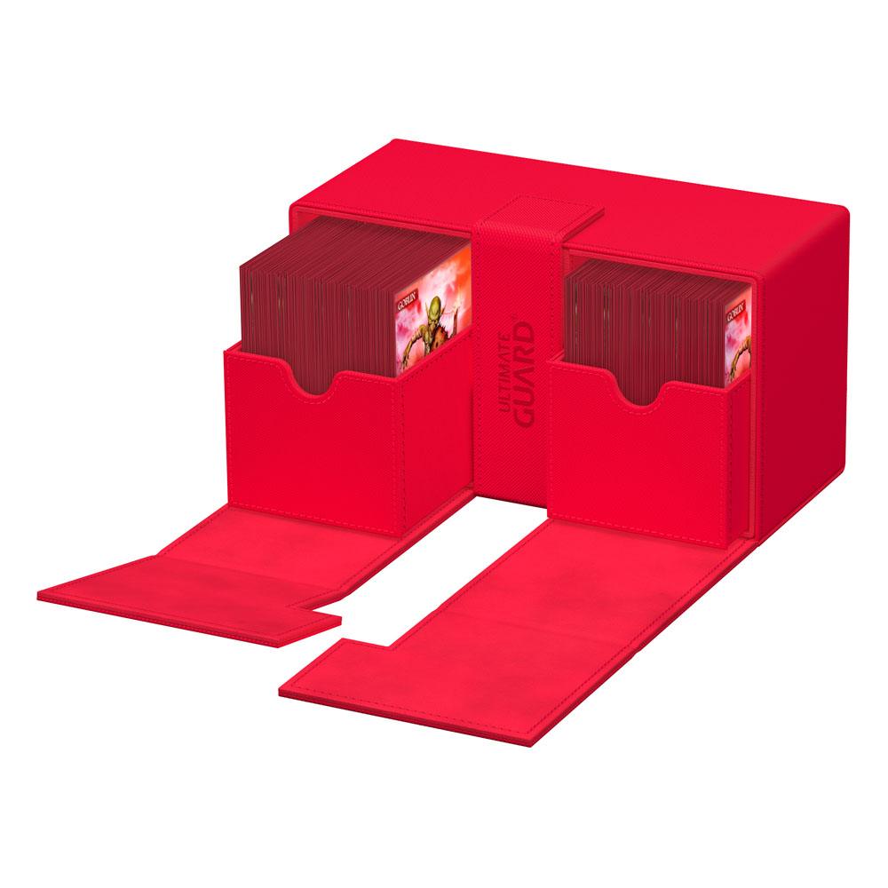 Ultimate Guard Ultimate Guard Twin Flip'n'Tray 200+ Xenoskin - Red