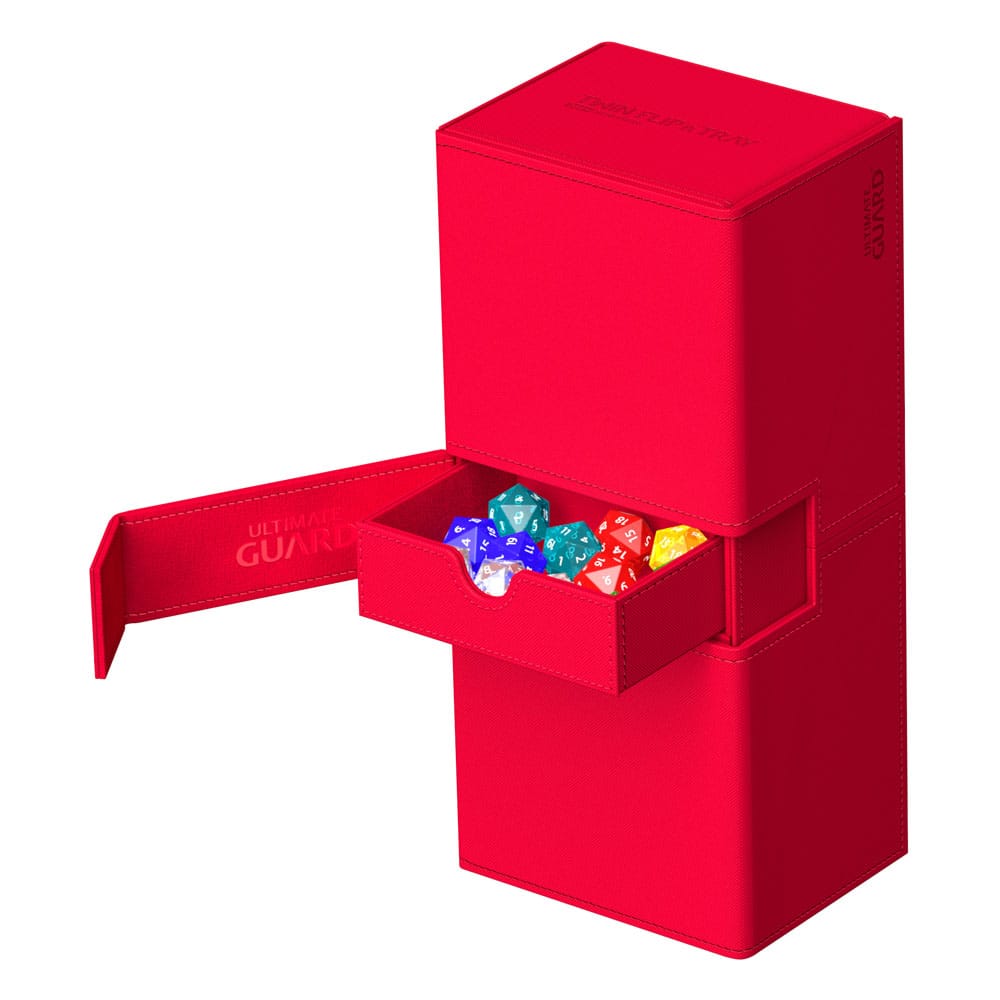 Ultimate Guard Ultimate Guard Twin Flip'n'Tray 266+ Xenoskin - Red
