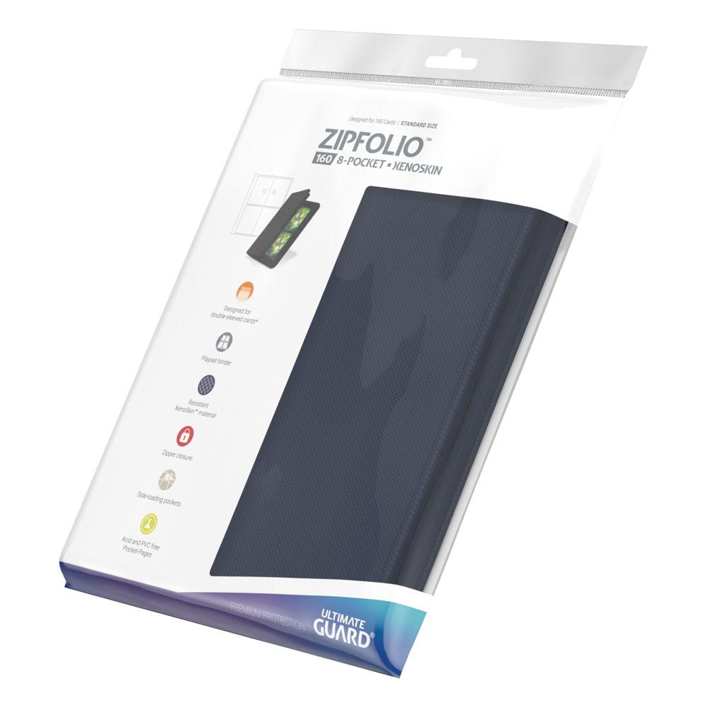 Ultimate Guard Ultimate Guard Zipfolio 160 8-Pocket Xenoskin - Blue
