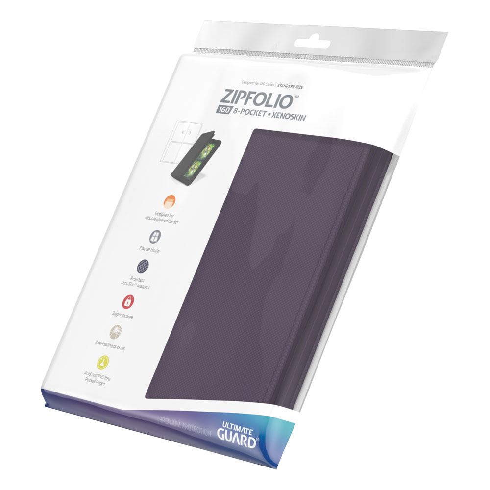 Ultimate Guard Ultimate Guard Zipfolio 160 8-Pocket Xenoskin - Purple