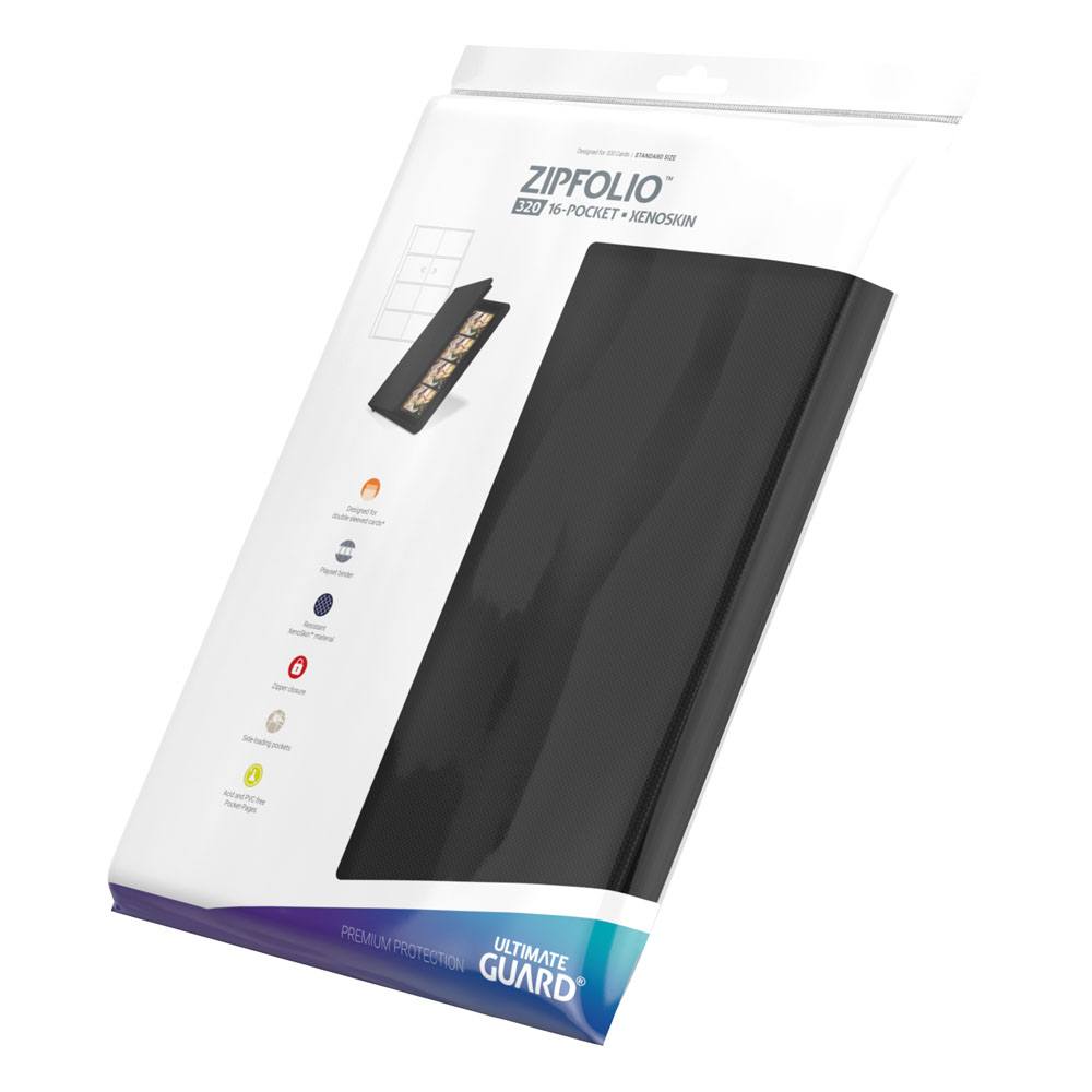 Ultimate Guard Ultimate Guard Zipfolio 320 16-Pocket Xenoskin - Black