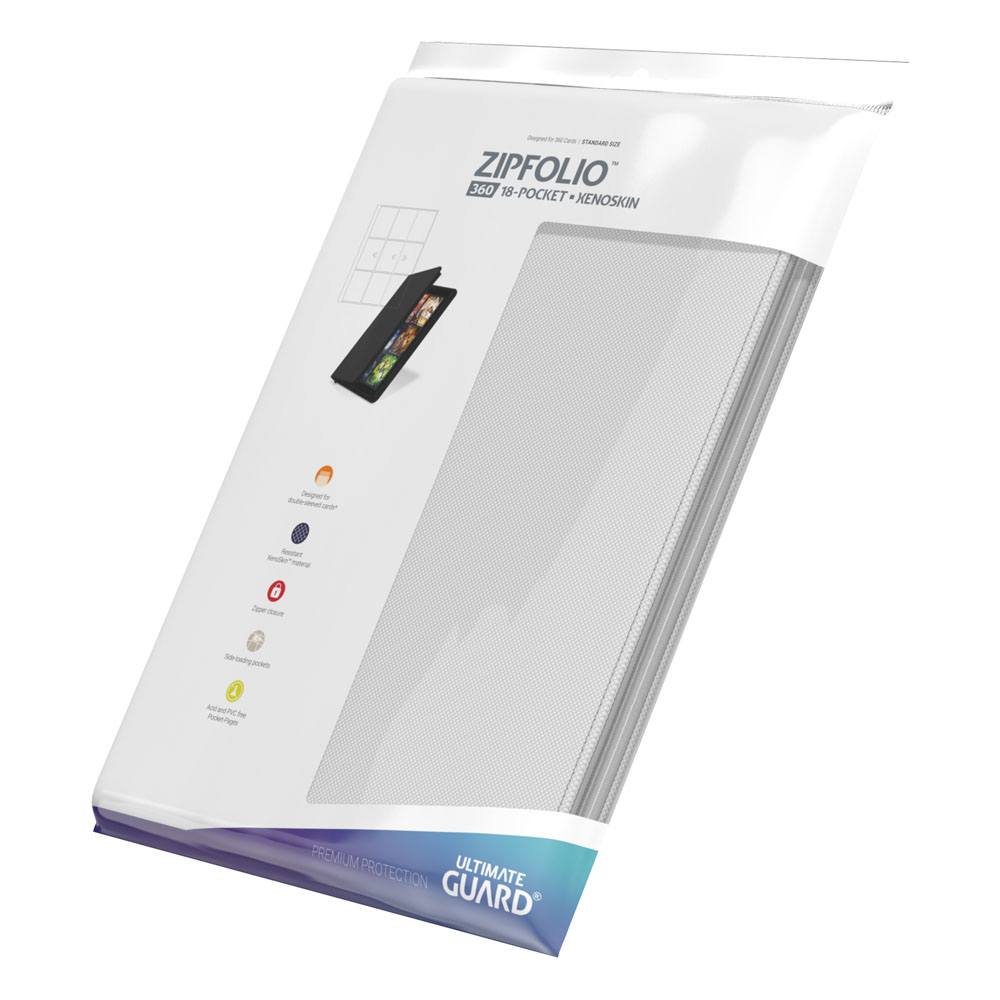 Ultimate Guard Ultimate Guard Zipfolio 360 18-Pocket Xenoskin - White