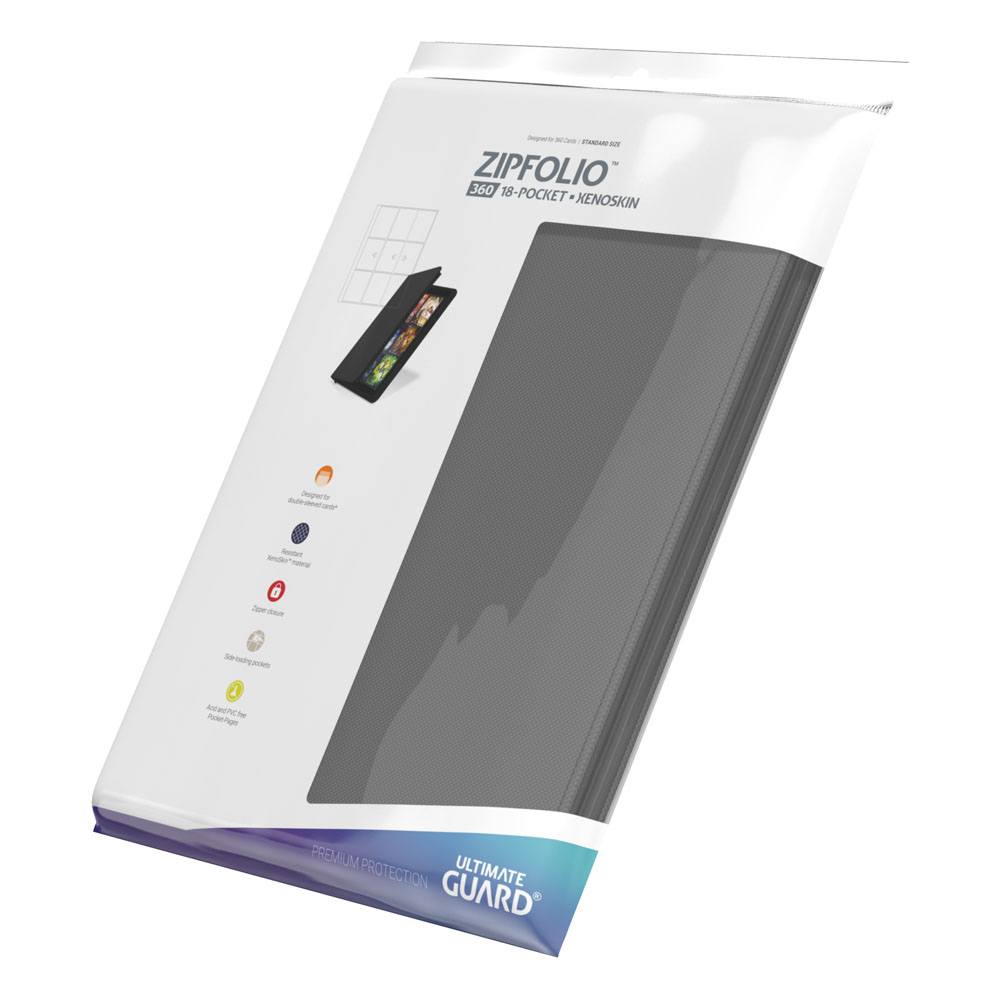 Ultimate Guard Ultimate Guard Zipfolio 360 18-Pocket Xenoskin - Grey