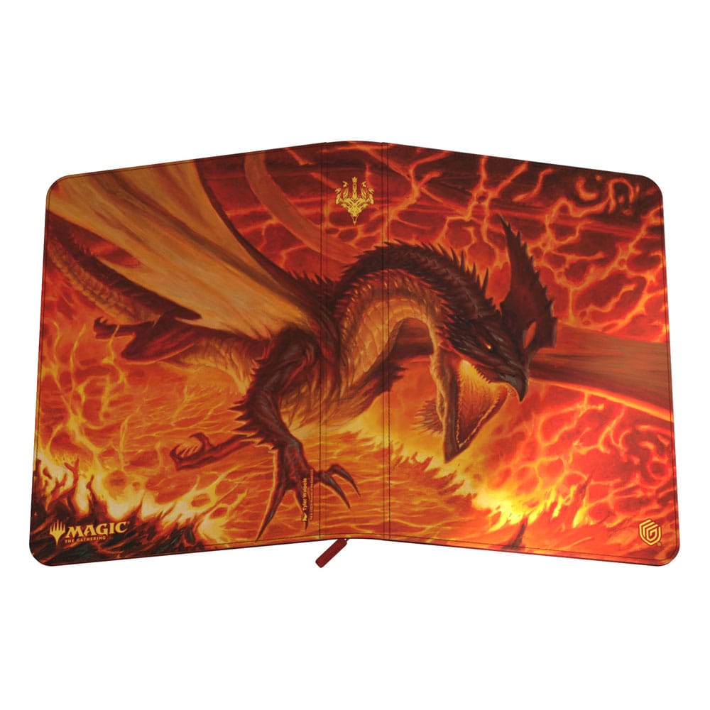 Ultimate Guard Ultimate Guard Zipfolio 360 Xenoskin Magic The Gathering "Tarkir Dragonstorm" - Magmatic Hellkite