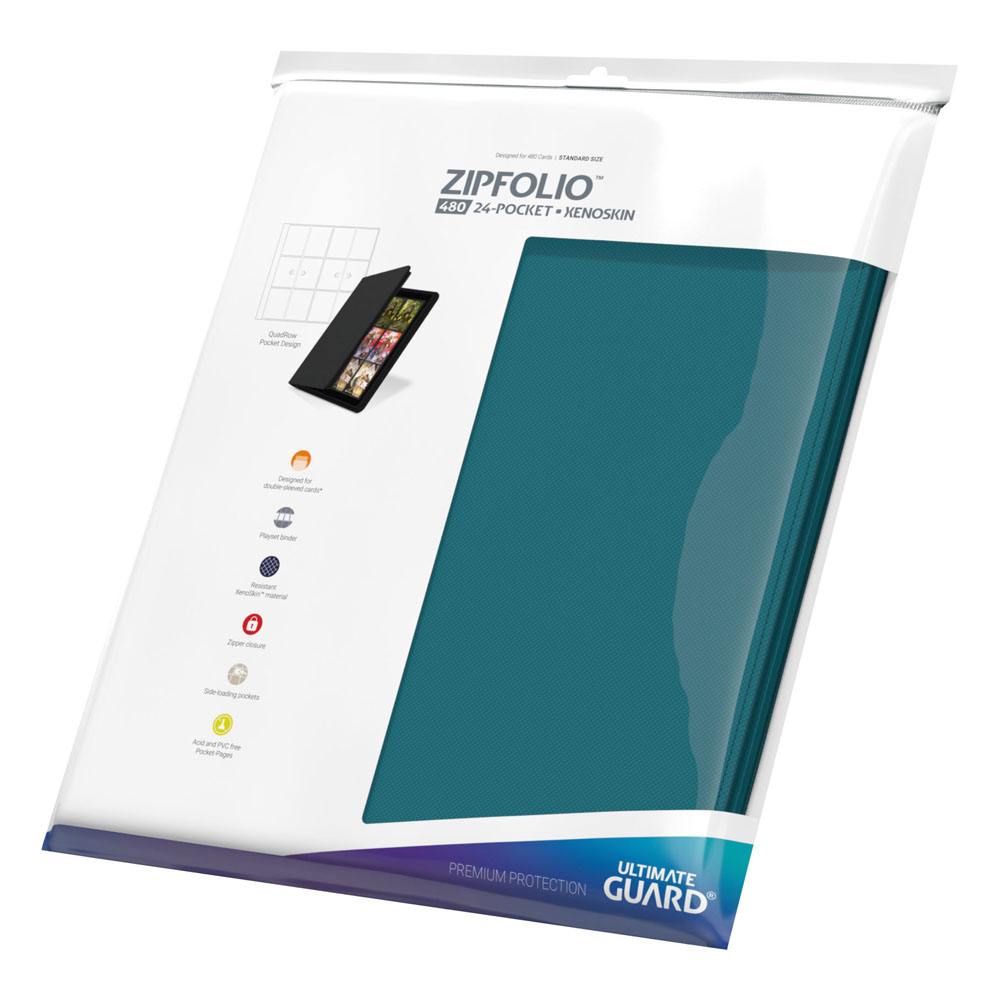 Ultimate Guard Ultimate Guard Zipfolio 480 24-Pocket Xenoskin - Petrol