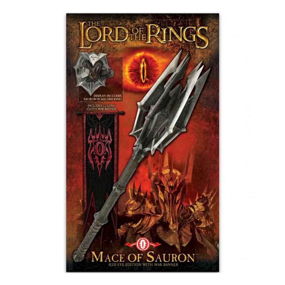 United Cutlery Herr der Ringe Saurons Keule mit Ring 1/1 Replik