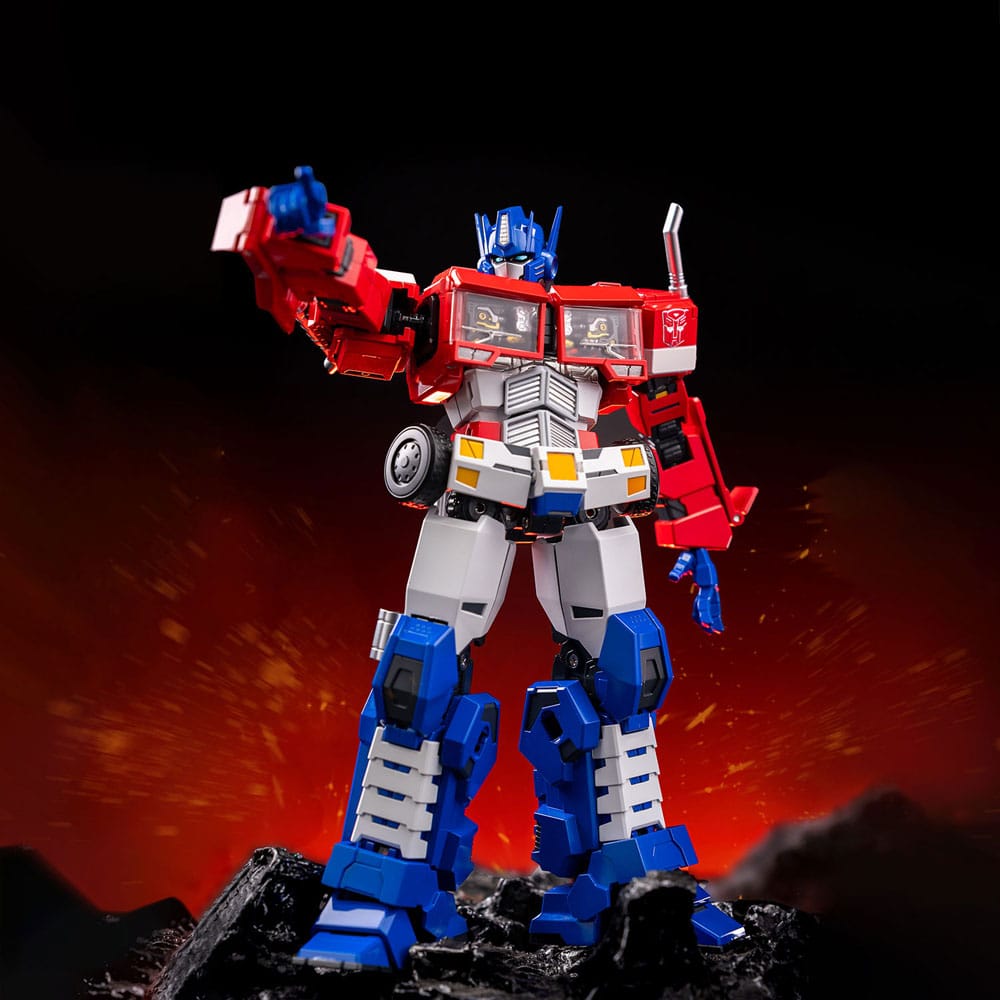 Unix Square Transformers Optimus Prime Combot Diecast Actionfigur