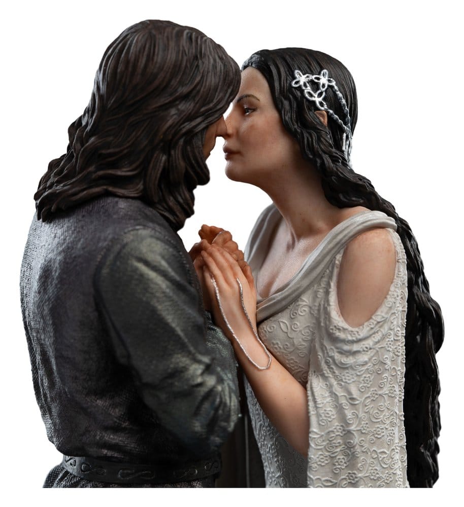Weta Workshop Der Herr der Ringe Aragorn & Arwen Mini Statue