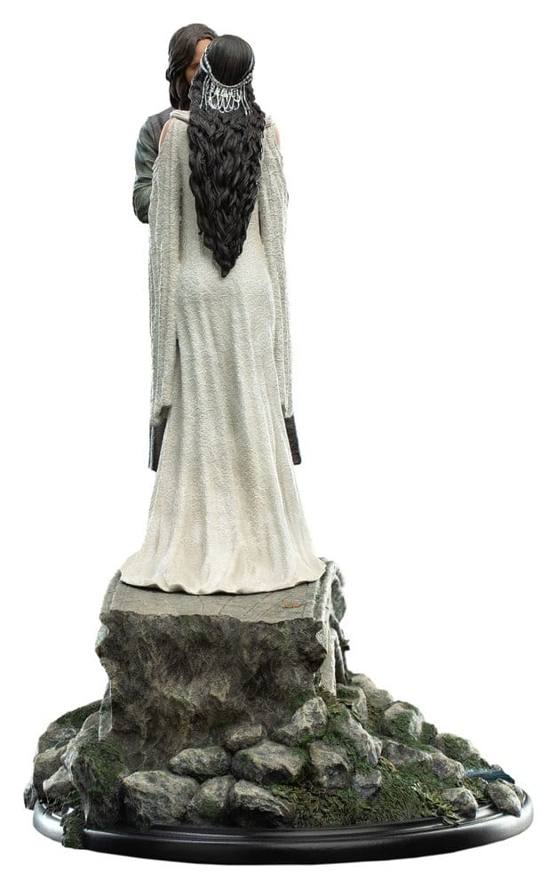 Weta Workshop Der Herr der Ringe Aragorn & Arwen Mini Statue