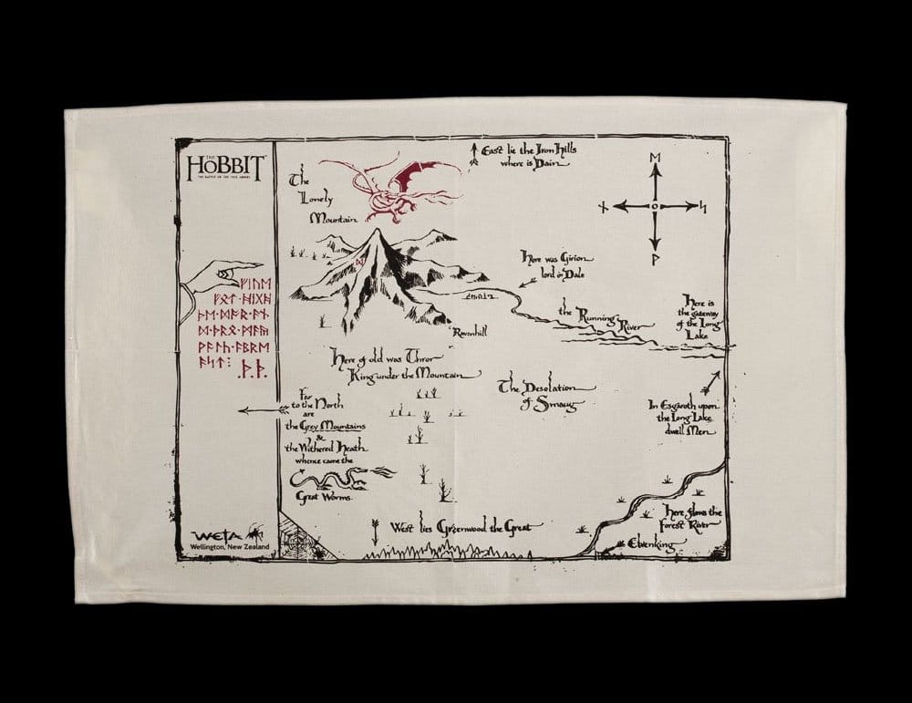 Weta Workshop Der Hobbit Thorins Map Geschirrtuch