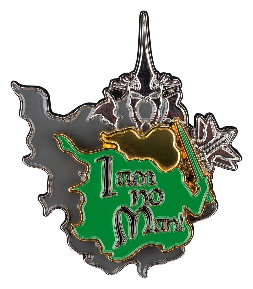 Weta Workshop Herr der Ringe Ansteck-Pin Doppelpack No Man can Kill Me & I Am No Man! 7 cm