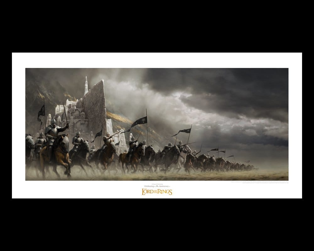 Weta Workshop Herr der Ringe Faramir’s Charge Kunstdruck