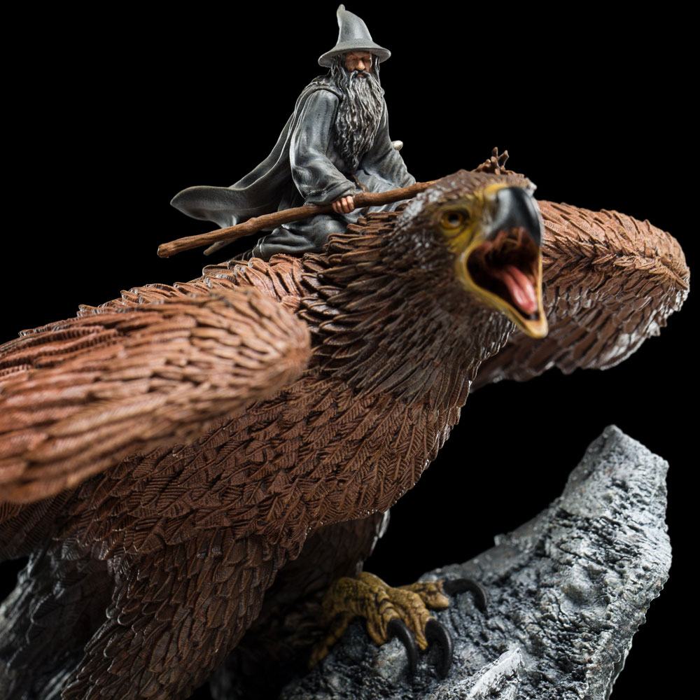 Weta Workshop Herr der Ringe Gandalf on Gwaihir Mini Statue