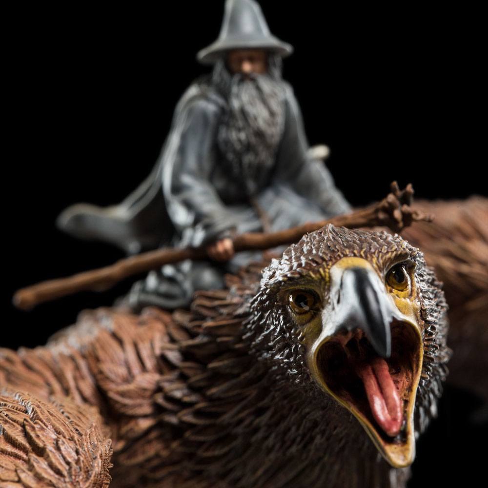 Weta Workshop Herr der Ringe Gandalf on Gwaihir Statue