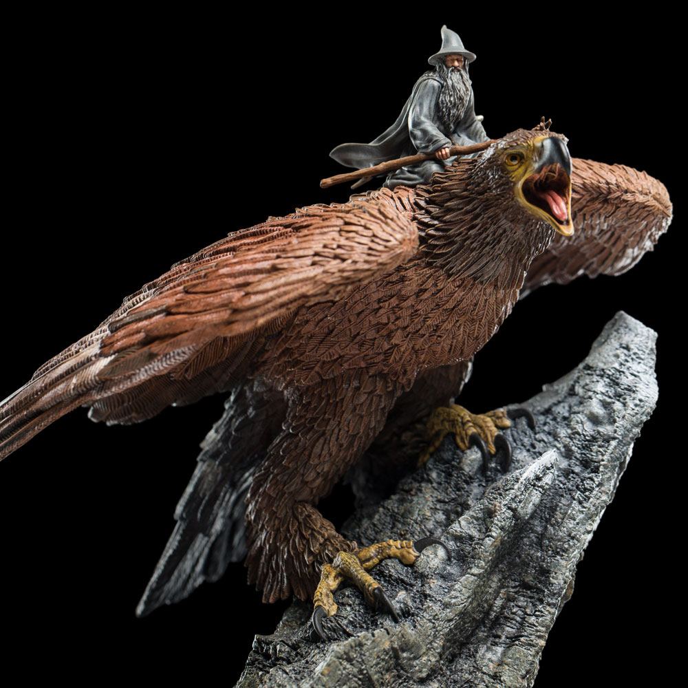 Weta Workshop Herr der Ringe Gandalf on Gwaihir Statue