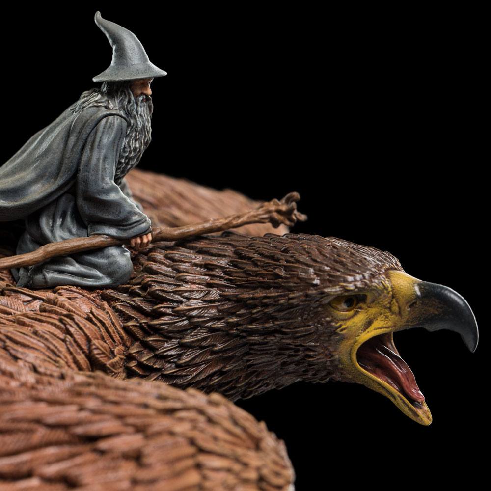 Weta Workshop Herr der Ringe Gandalf on Gwaihir Statue