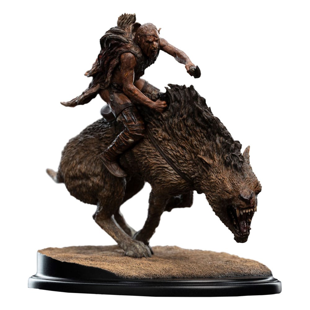 Weta Workshop Herr der Ringe Mini Sharkû on Warg Statue