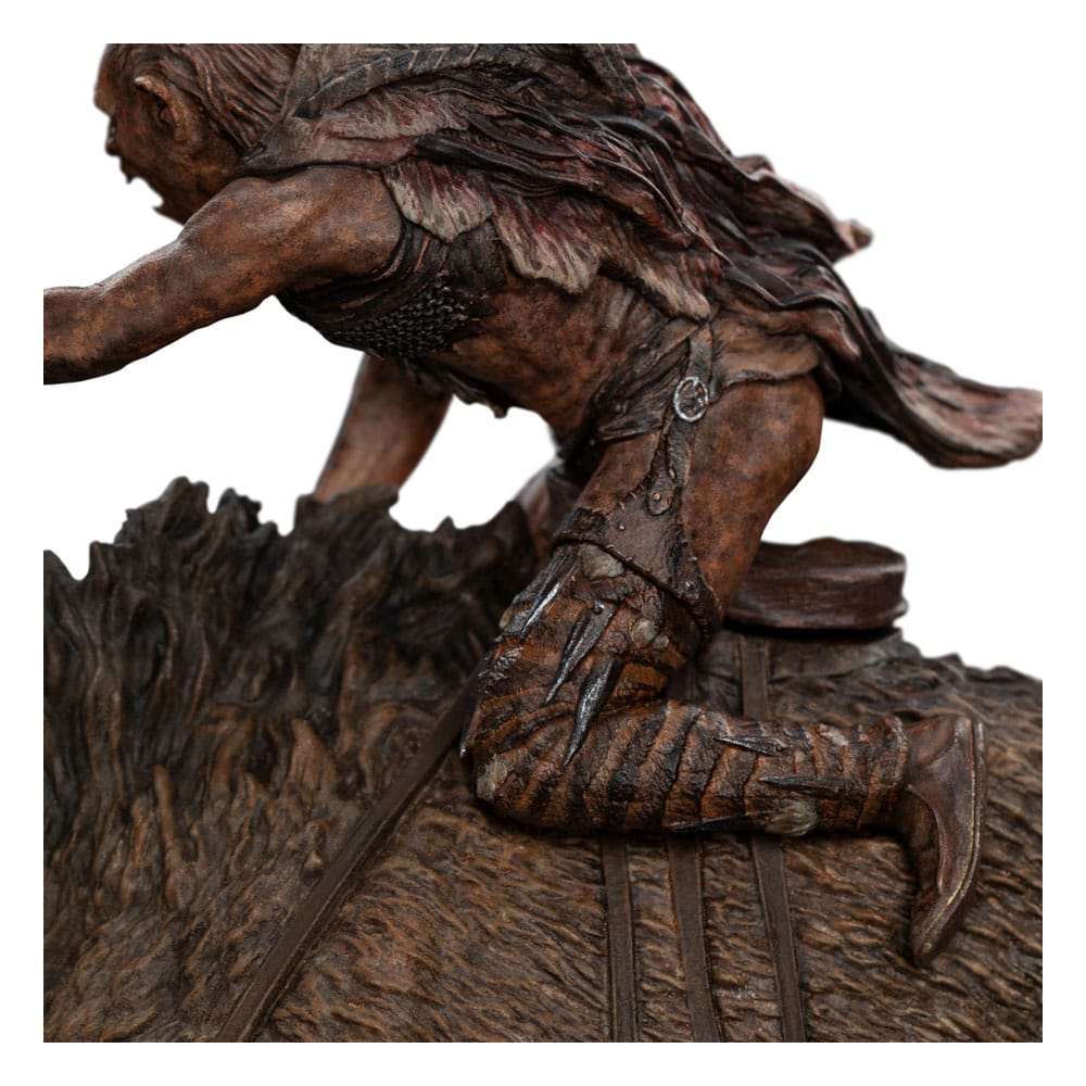 Weta Workshop Herr der Ringe Mini Sharkû on Warg Statue