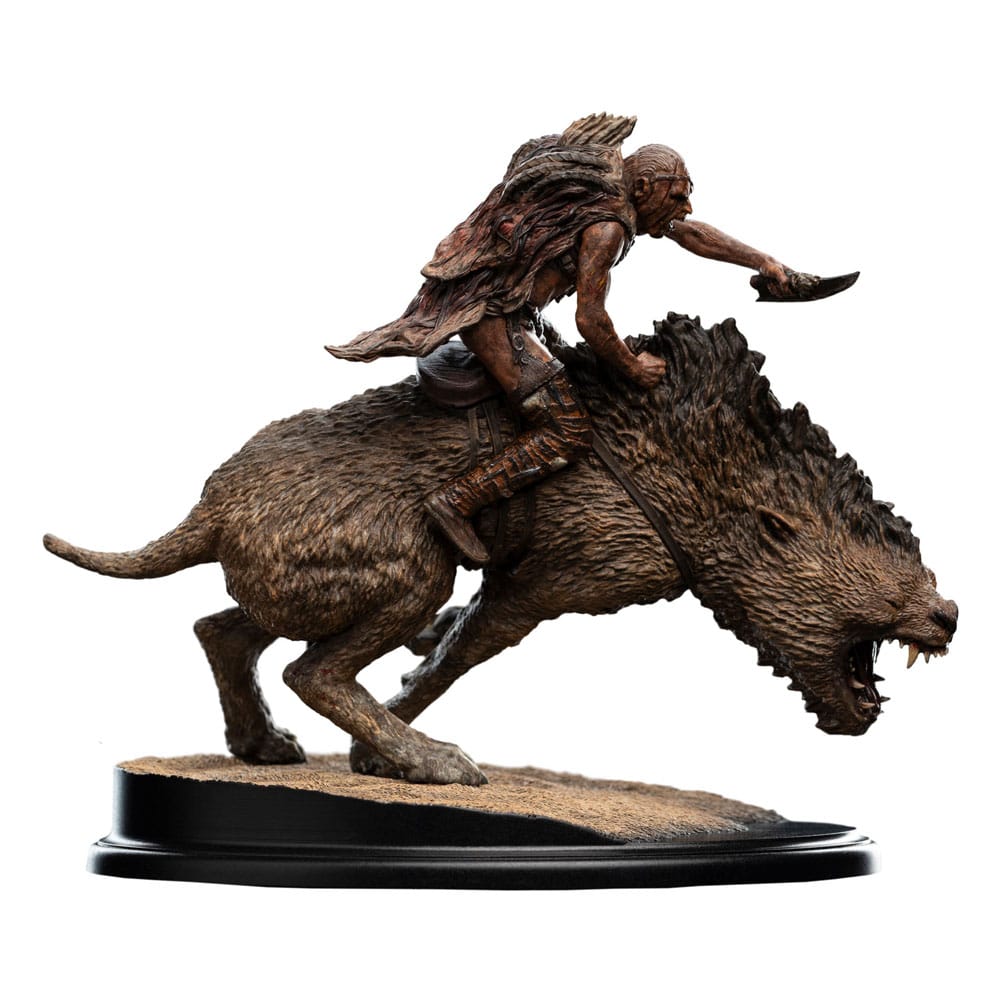 Weta Workshop Herr der Ringe Mini Sharkû on Warg Statue