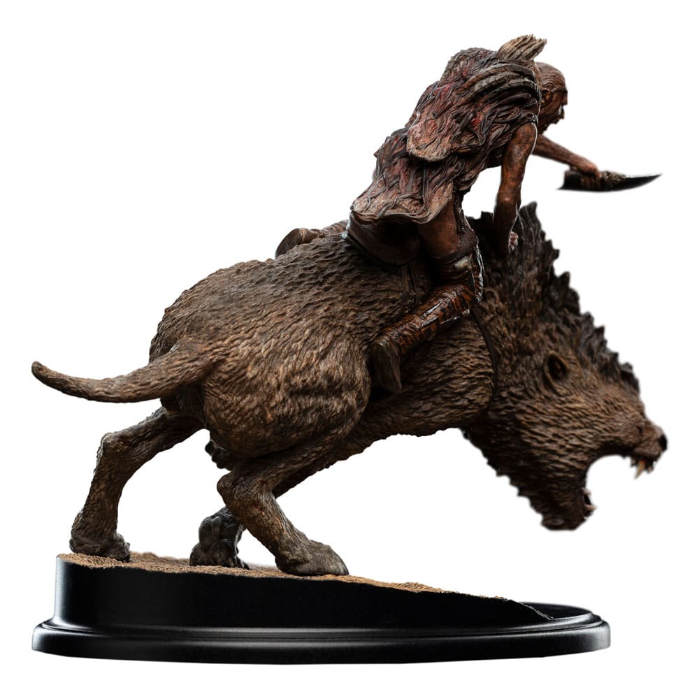 Weta Workshop Herr der Ringe Mini Sharkû on Warg Statue