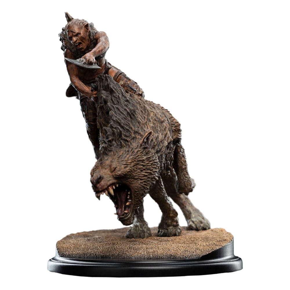 Weta Workshop Herr der Ringe Mini Sharkû on Warg Statue