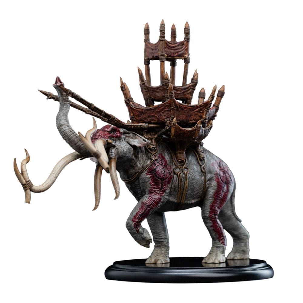 Weta Workshop Herr der Ringe Mumak in Battle Mini Statue 17 cm