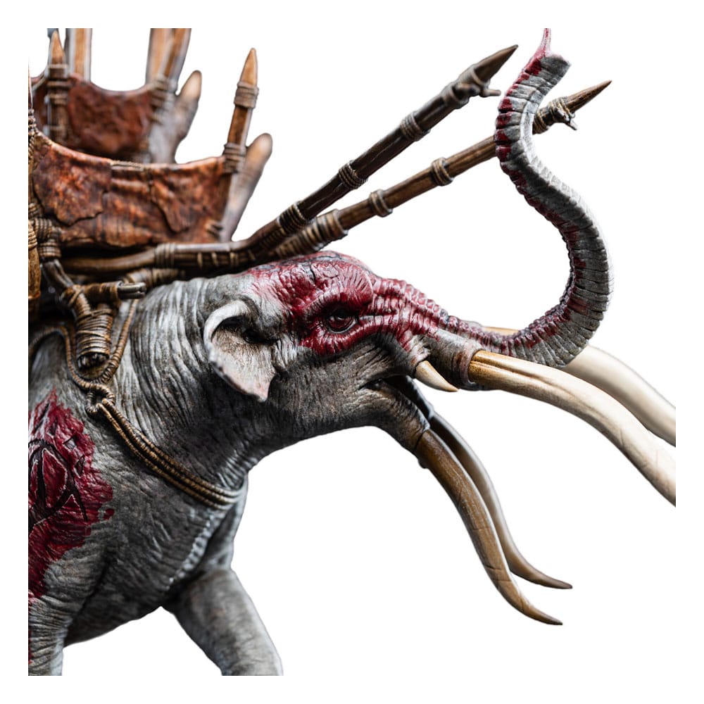 Weta Workshop Herr der Ringe Mumak in Battle Mini Statue 17 cm