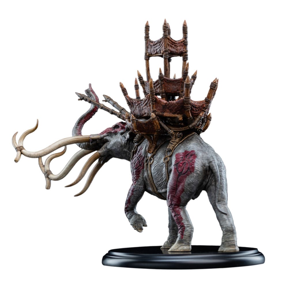 Weta Workshop Herr der Ringe Mumak in Battle Mini Statue 17 cm