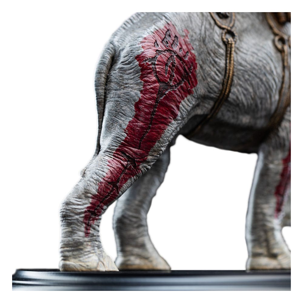 Weta Workshop Herr der Ringe Mumak in Battle Mini Statue 17 cm