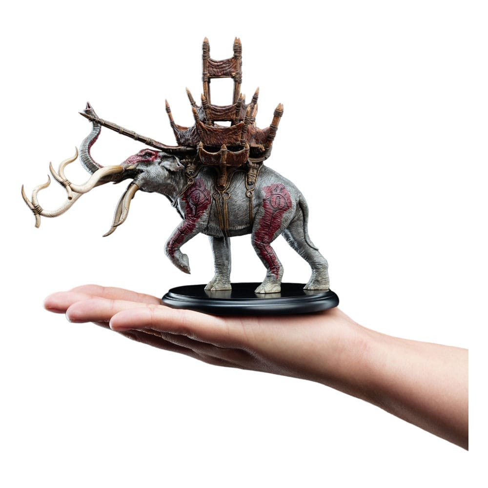 Weta Workshop Herr der Ringe Mumak in Battle Mini Statue 17 cm
