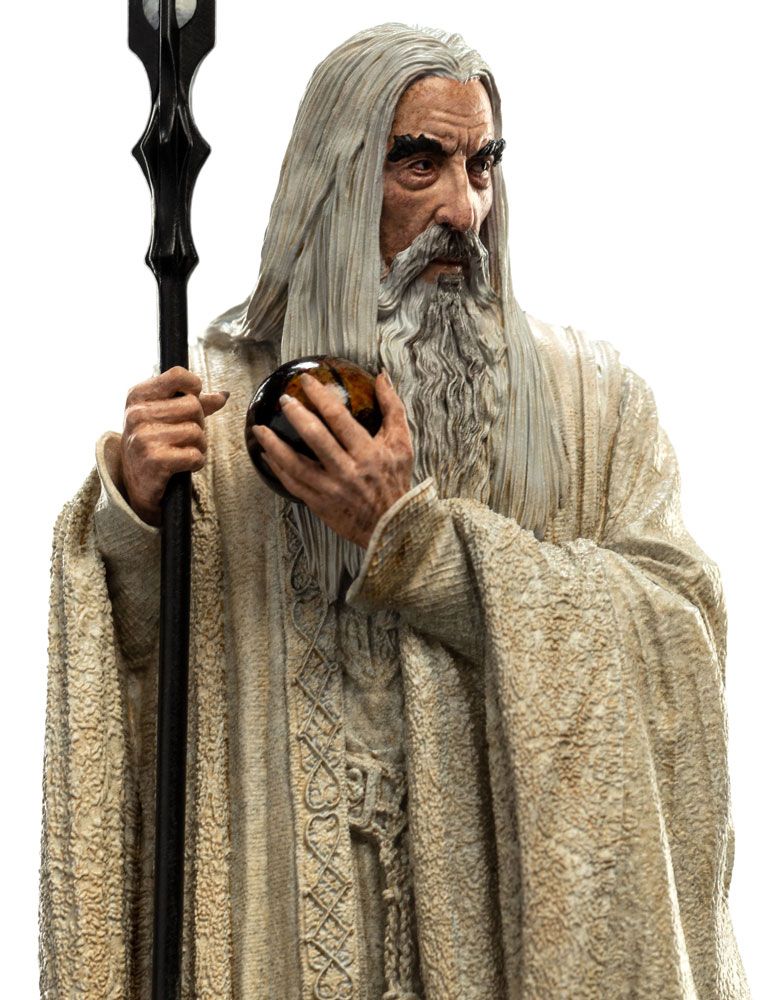Weta Workshop Herr der Ringe Saruman der Weiße Mini Statue