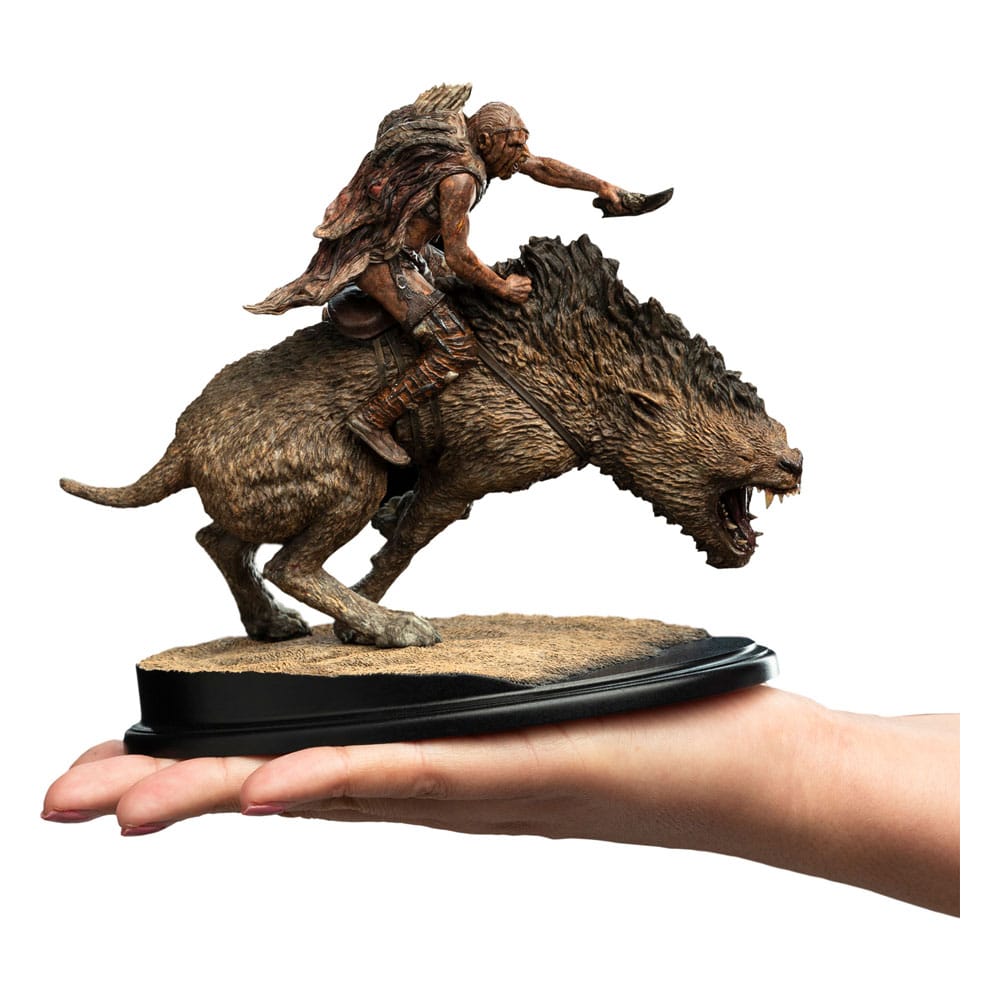 Weta Workshop Herr der Ringe Sharkû on Warg Mini Statue