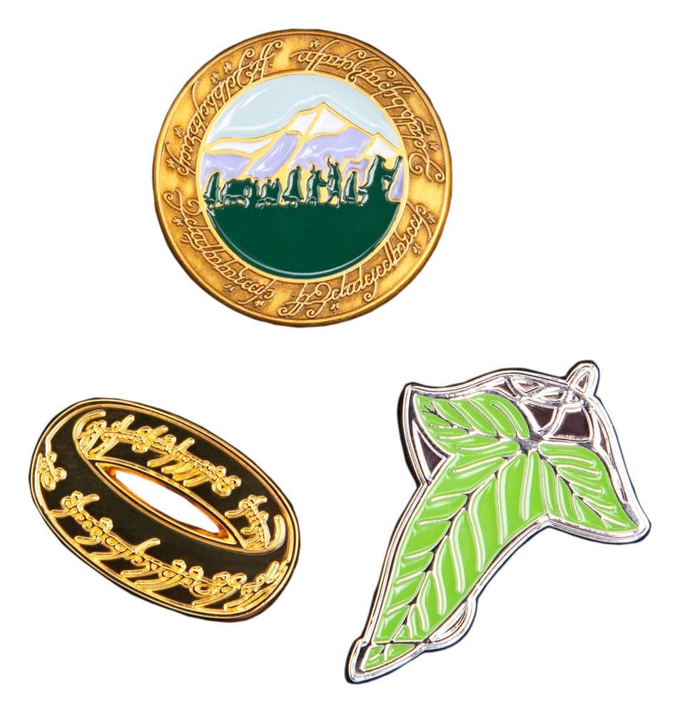 Weta Workshop Herr der Ringe Trilogie A Ringbearer's Journey Pin-Set