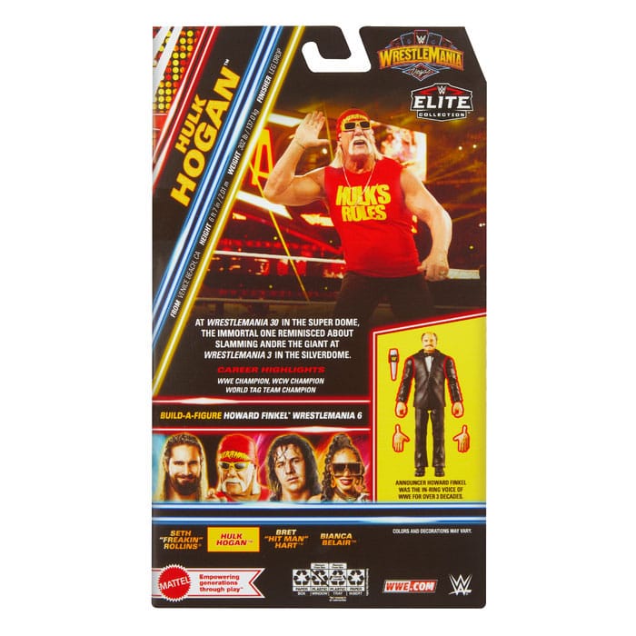 Hulk Hogan - WWE WrestleMania Elite Collection 15 cm Actionfigur Mattel
