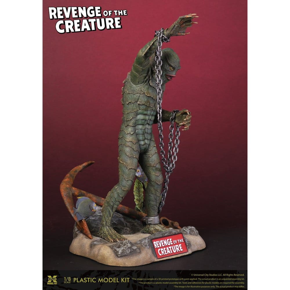 X-Plus Creature Revenge of the Creature (Reproduction) 1/8 Plastic Model Kit