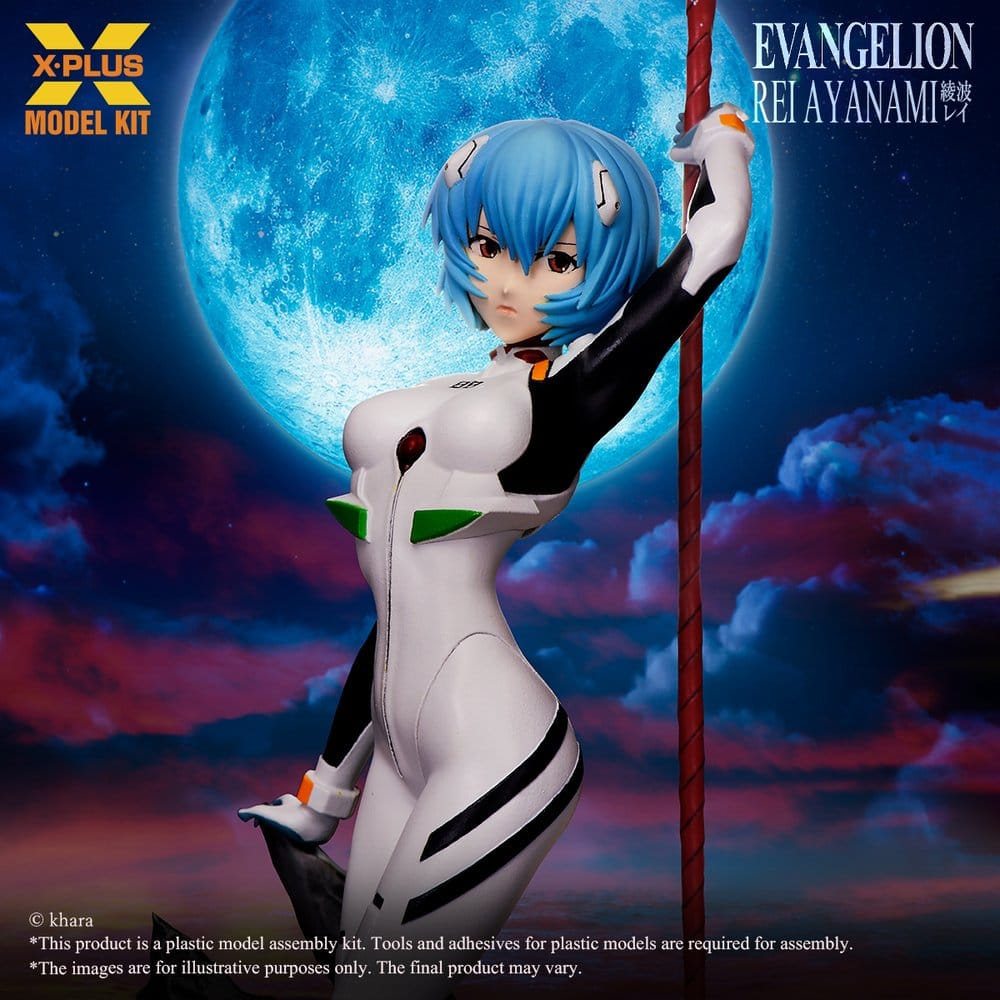 X-Plus Evangelion Rei Ayanami (Reproduction) 1/8 Plastic Model Kit