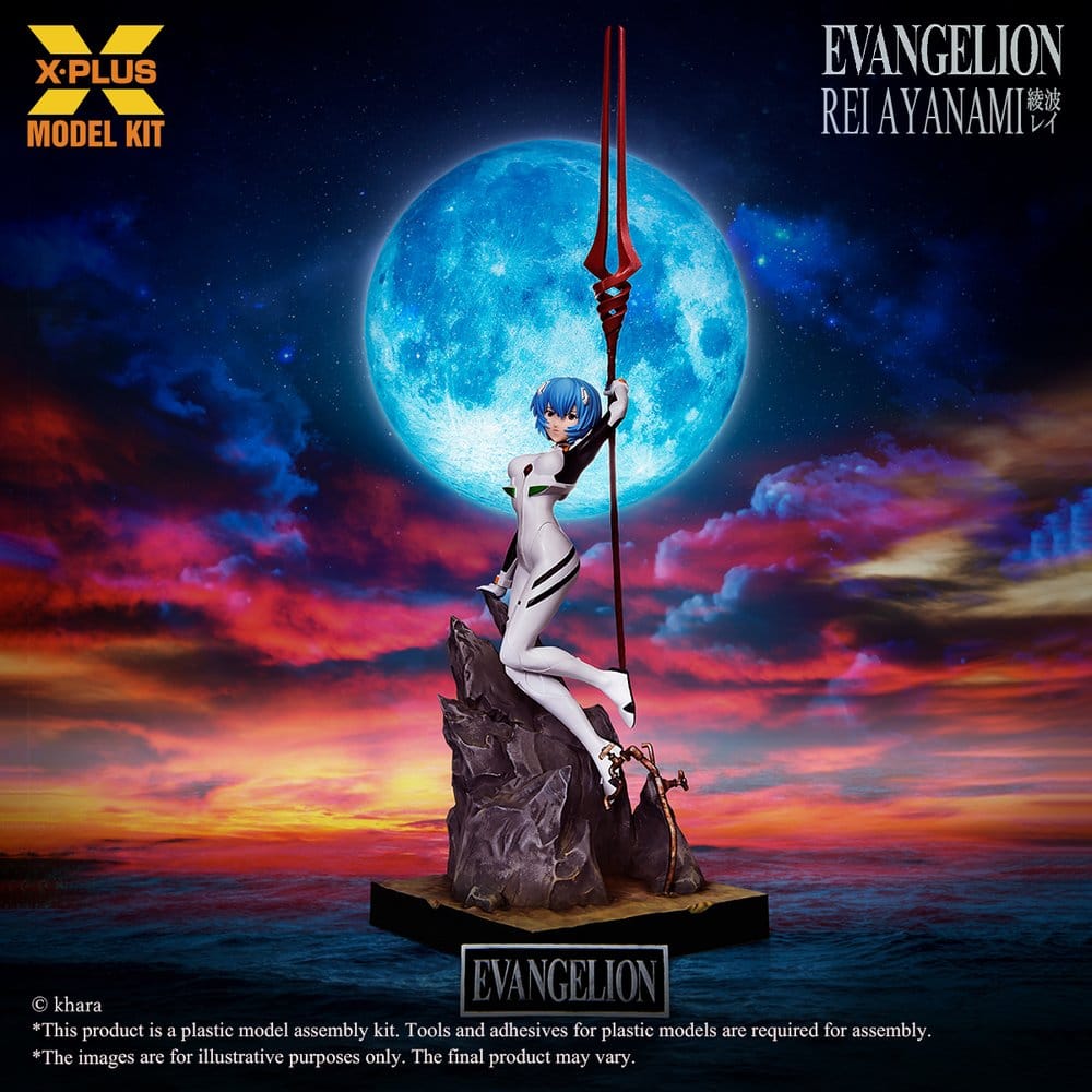 X-Plus Evangelion Rei Ayanami (Reproduction) 1/8 Plastic Model Kit