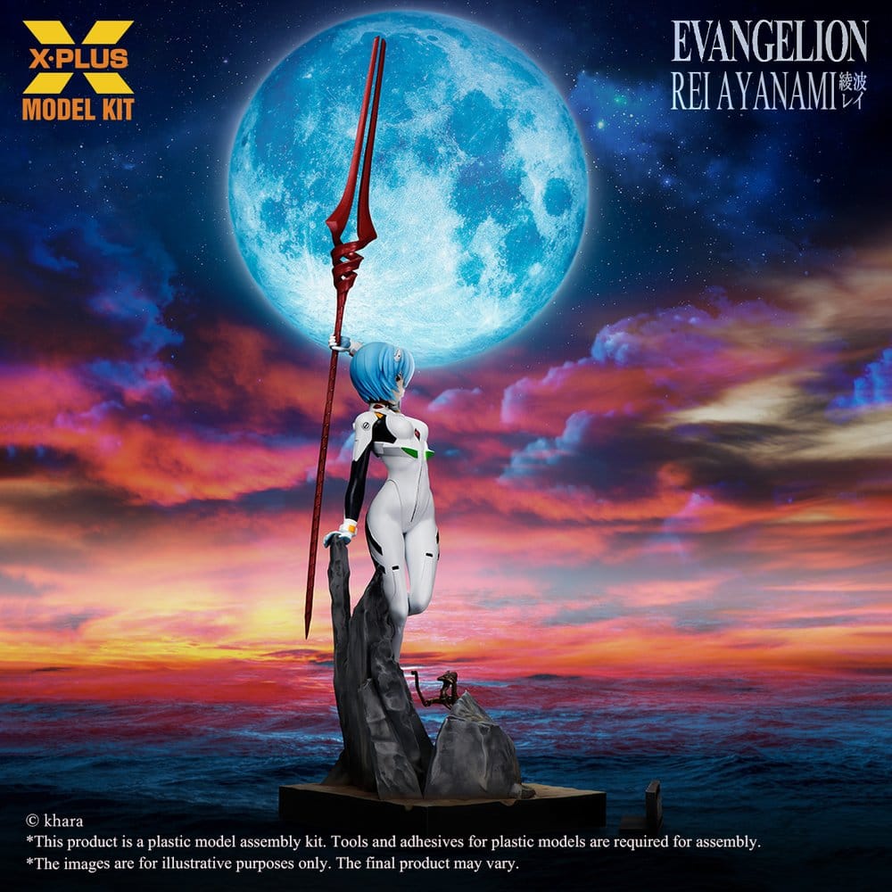 X-Plus Evangelion Rei Ayanami (Reproduction) 1/8 Plastic Model Kit