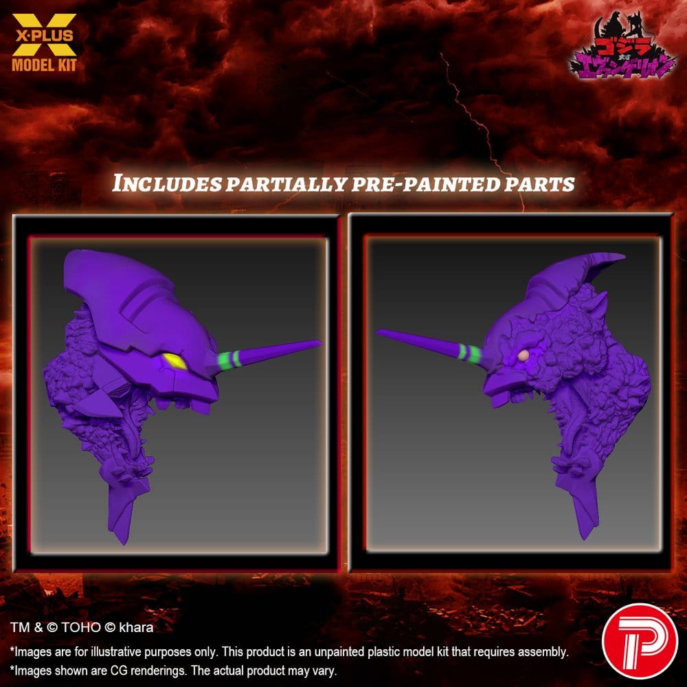 X-Plus Godzilla vs. Evangelion Evangelion Test Type-01 “G” Awakened Form Plastic Model Kit