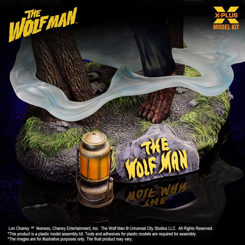 X-Plus The Wolf Man Lon Chaney Jr. as Wolf Man (Reproduction) 1/8 Plastic Model Kit