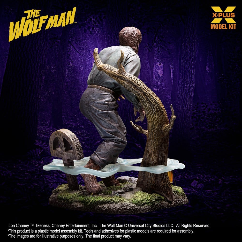 X-Plus The Wolf Man Lon Chaney Jr. as Wolf Man (Reproduction) 1/8 Plastic Model Kit