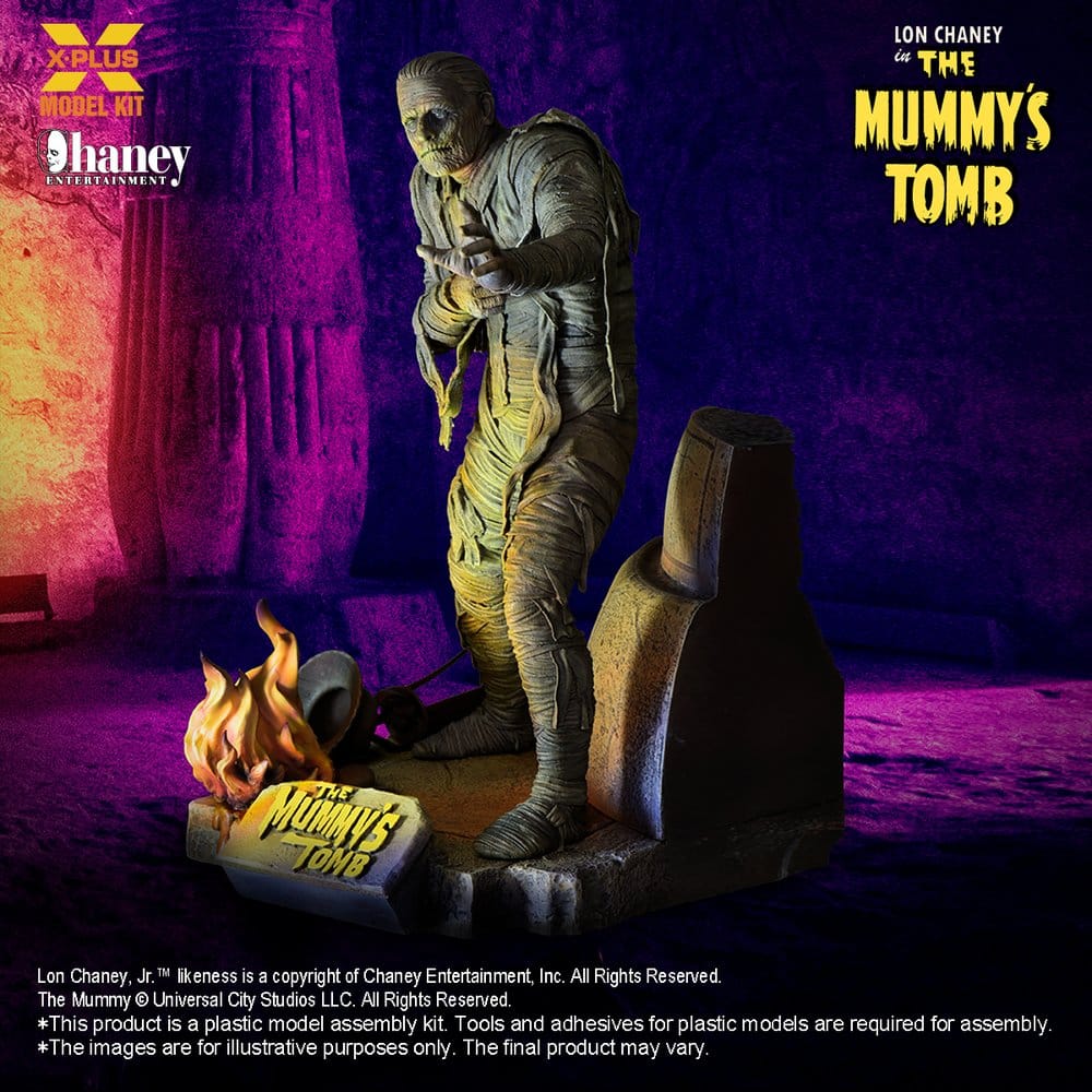 X-Plus Universal Monsters Lon Chaney Jr. as Mummy (Repro) 1/8 Plastic Model Kit