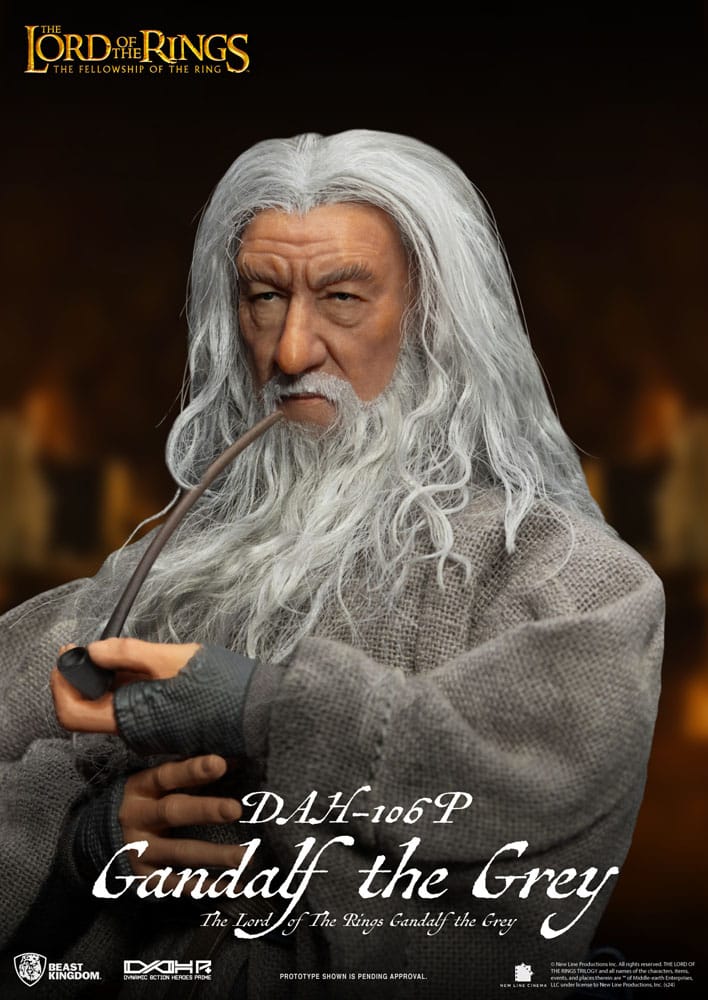 Herr der Ringe Gandalf der Graue Dynamic 8ction Heroes 1/9 Actionfigur