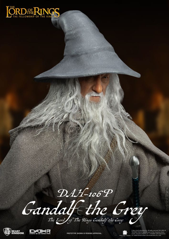 Herr der Ringe Gandalf der Graue Dynamic 8ction Heroes 1/9 Actionfigur