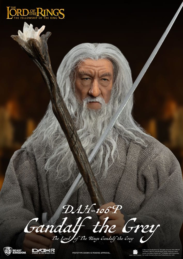 Herr der Ringe Gandalf der Graue Dynamic 8ction Heroes 1/9 Actionfigur