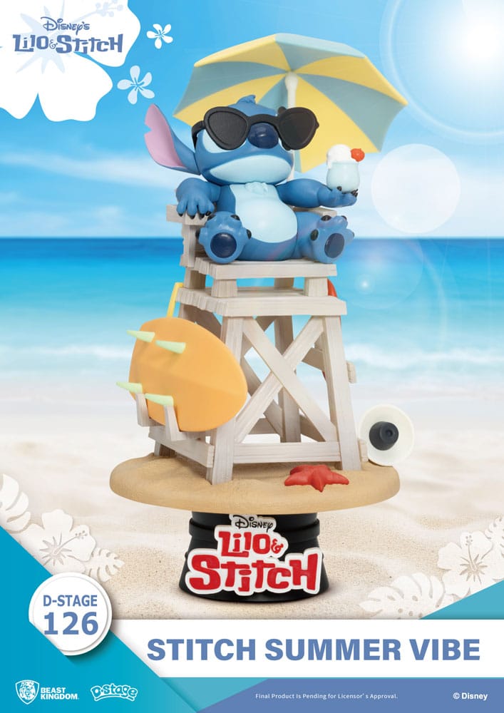 Disney D-Stage Stitch Summer Vibe Diorama