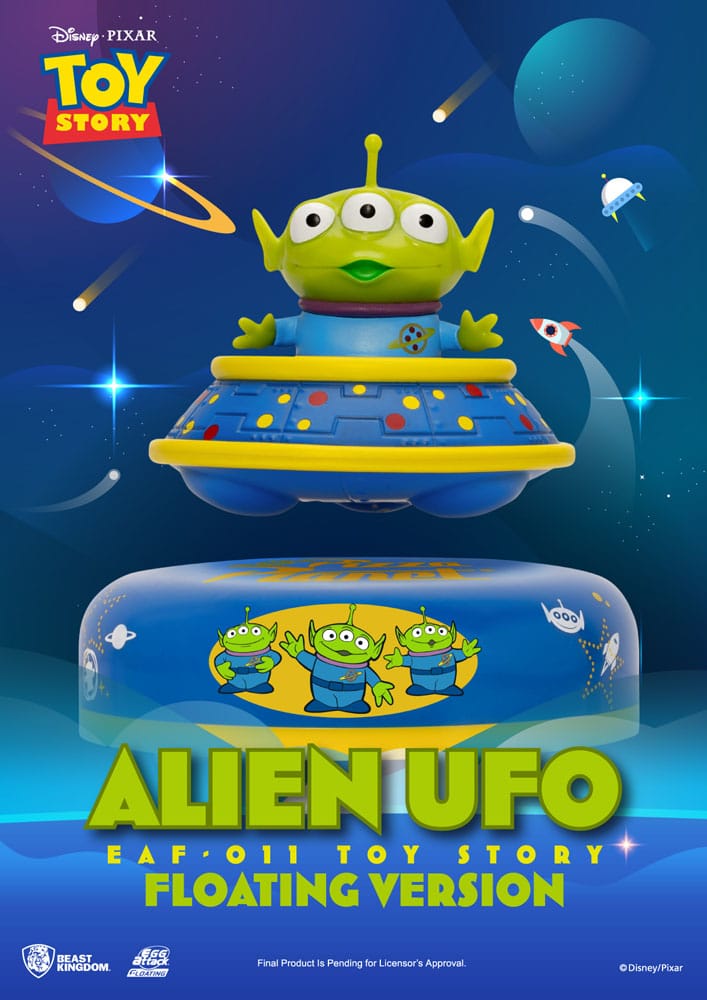 Toy Story Egg Attack Alien UFO Schwebe-Modell