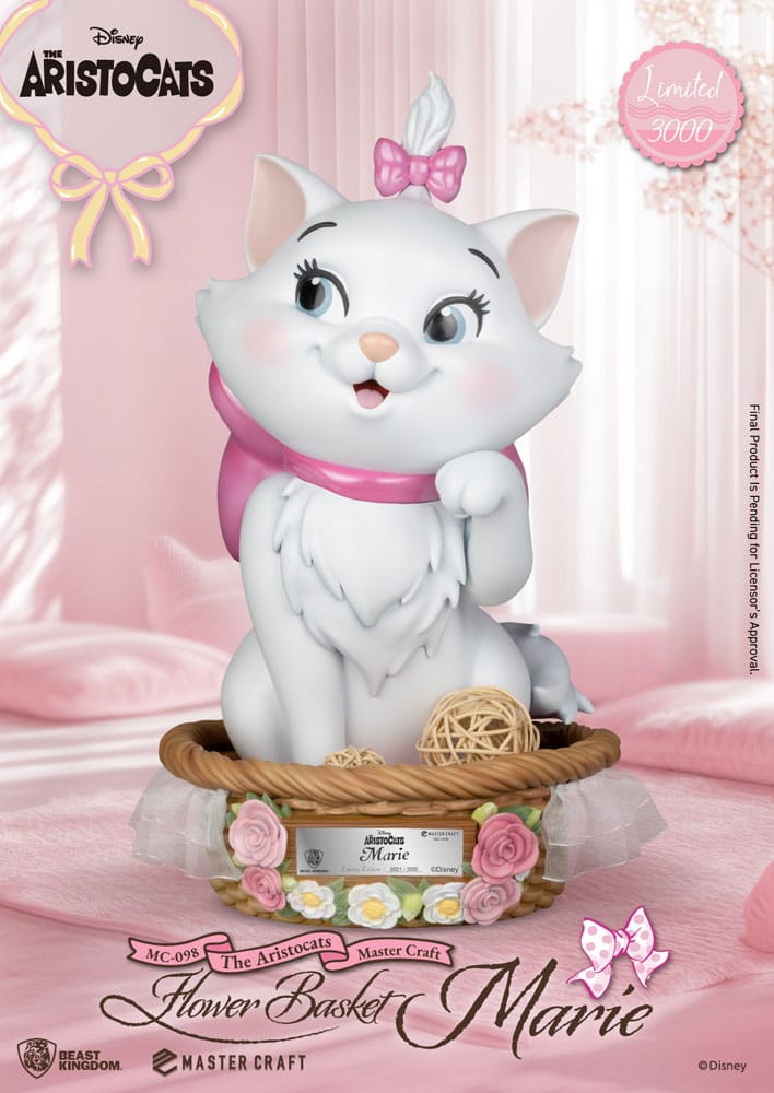 Aristocats Marie Flower Basket Master Craft Statue
