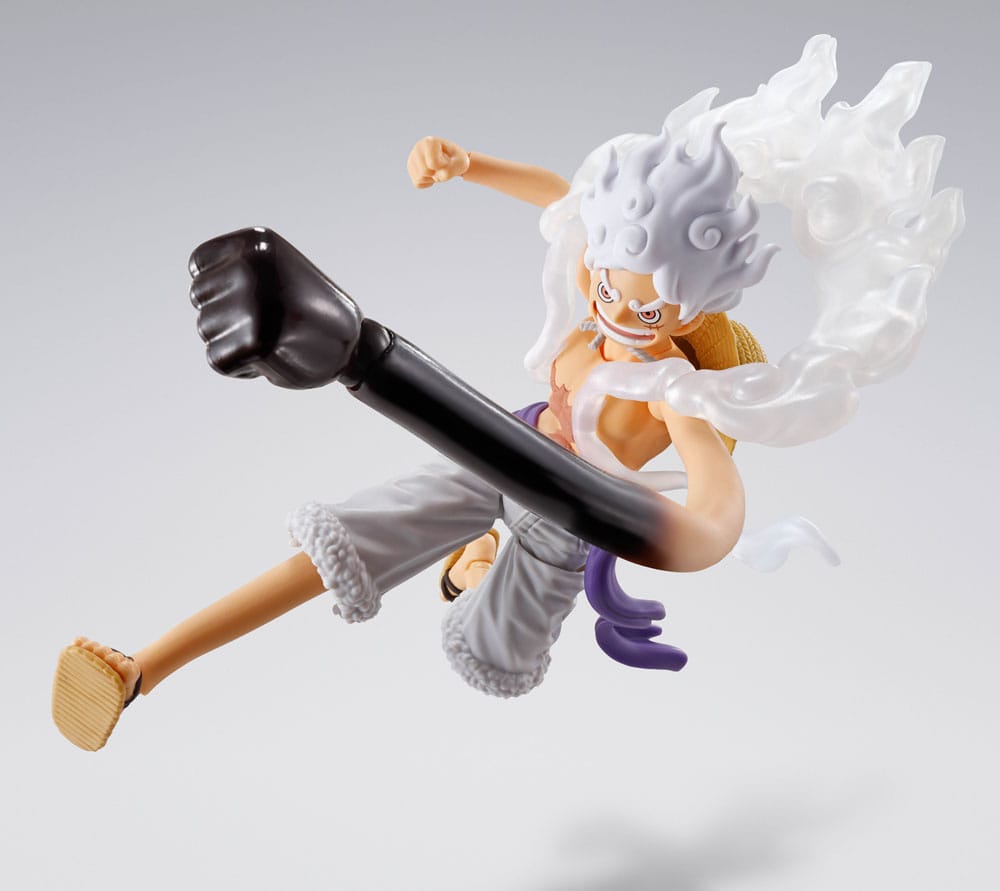 One Piece S.H.Figuarts Monkey D. Luffy Gear 5 Future Island Egghead Actionfigur