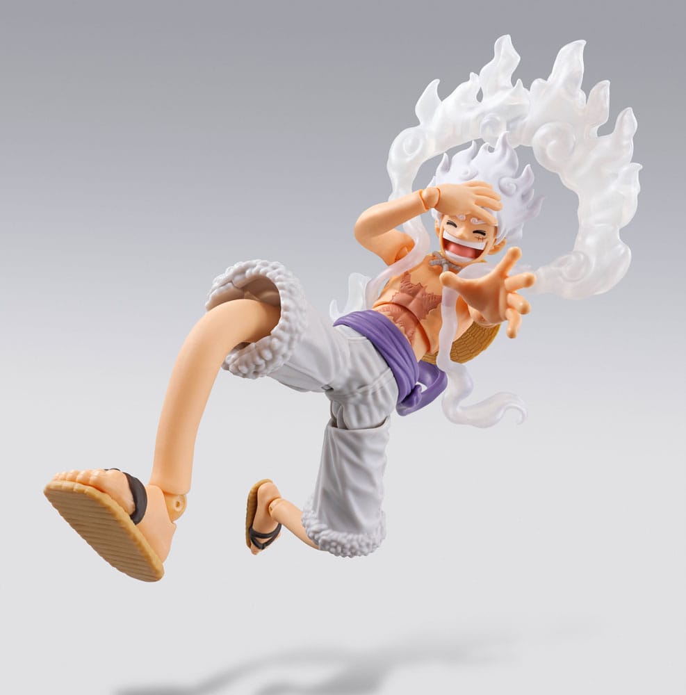 One Piece S.H.Figuarts Monkey D. Luffy Gear 5 Future Island Egghead Actionfigur